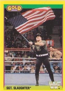 1992 Merlin WWF Gold Series Part 2 #39 Sgt. Slaughter Front