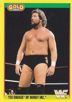 1992 Merlin WWF Gold Series Part 2 #67 Ted DiBiase of Money Inc. Front