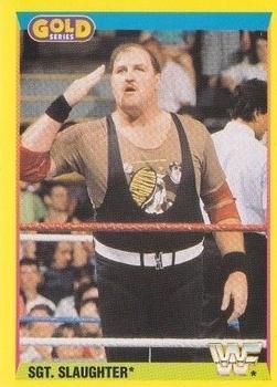 1992 Merlin WWF Gold Series Part 2 #82 Sgt. Slaughter Front