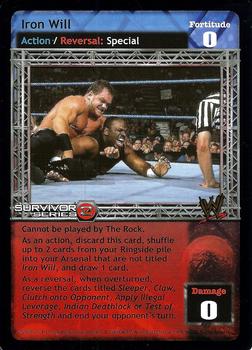 2003 Comic Images WWE Raw Deal Survivor Series 2 #25/383 Iron Will Front
