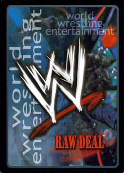 2003 Comic Images WWE Raw Deal Survivor Series 2 #37/383 Over Sell Maneuver Back