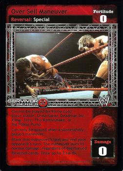 2003 Comic Images WWE Raw Deal Survivor Series 2 #37/383 Over Sell Maneuver Front
