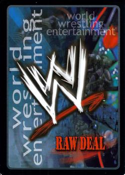 2003 Comic Images WWE Raw Deal Survivor Series 2 #47/383 Roll Out of the Way Back