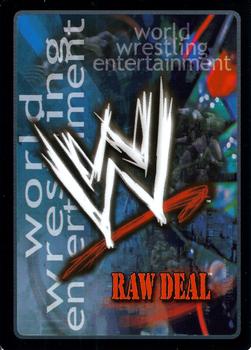2003 Comic Images WWE Raw Deal Survivor Series 2 #57/383 Ankle Lock Back