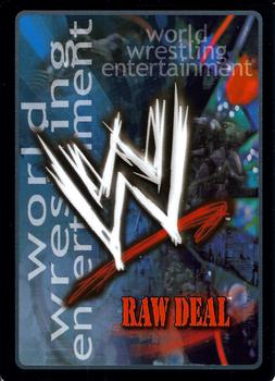 2003 Comic Images WWE Raw Deal Survivor Series 2 #76/383 Elbow to the Face Back