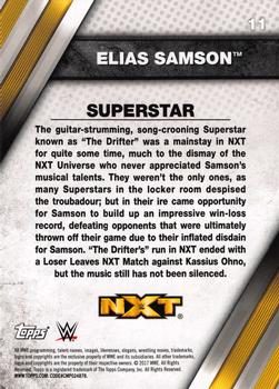 2017 Topps WWE NXT - Bronze #11 Elias Samson Back