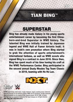 2017 Topps WWE NXT - Bronze #30 Tian Bing Back