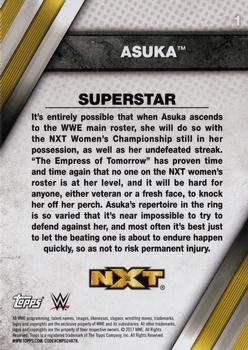 2017 Topps WWE NXT - Silver #1 Asuka Back