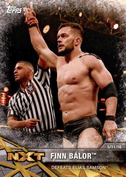 2017 Topps WWE NXT - Matches and Moments #37 Finn Bálor Defeats Elias Samson Front