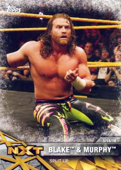 2017 Topps WWE NXT - Matches and Moments #38 Blake & Murphy Split Up Front