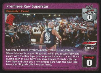 2003 Comic Images WWE Raw Deal Insurrextion #52 Premiere Raw Superstar Front