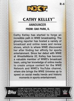 2017 Topps WWE Women's Division #R-4 Cathy Kelley Back