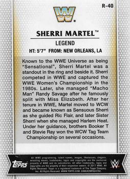 2017 Topps WWE Women's Division #R-40 Sherri Martel Back