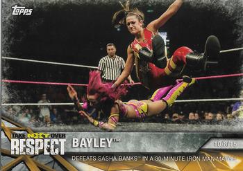 2017 Topps WWE Women's Division - NXT Matches and Moments #NXT-6 Bayley Front