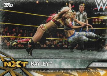 2017 Topps WWE Women's Division - NXT Matches and Moments #NXT-8 Bayley Front