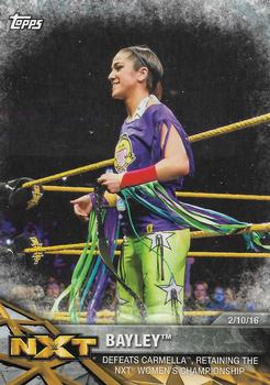 2017 Topps WWE Women's Division - NXT Matches and Moments #NXT-12 Bayley Front
