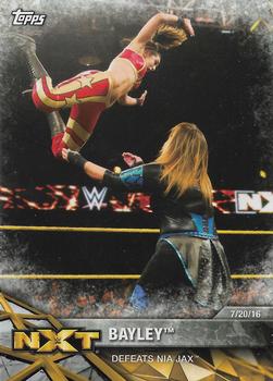 2017 Topps WWE Women's Division - NXT Matches and Moments #NXT-18 Bayley Front