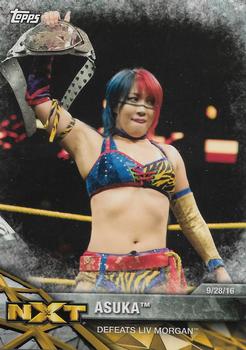 2017 Topps WWE Women's Division - NXT Matches and Moments #NXT-22 Asuka Front