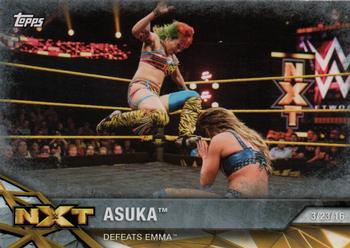 2017 Topps WWE Women's Division - NXT Matches and Moments Silver #NXT-13 Asuka Front