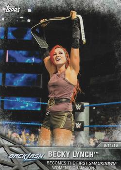 2017 Topps WWE Women's Division - WWE Matches and Moments #WWE-5 Becky Lynch Front