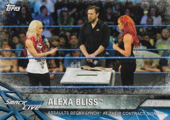 2017 Topps WWE Women's Division - WWE Matches and Moments #WWE-8 Alexa Bliss Front