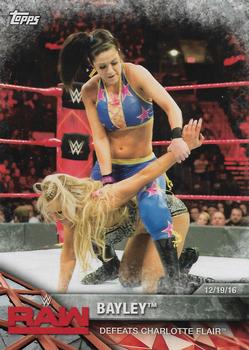 2017 Topps WWE Women's Division - WWE Matches and Moments #WWE-19 Bayley Front