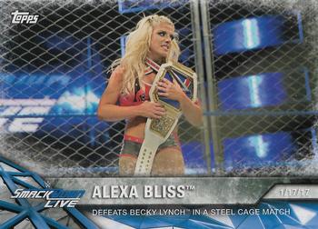 2017 Topps WWE Women's Division - WWE Matches and Moments #WWE-23 Alexa Bliss Front