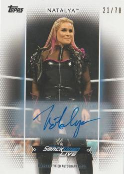2017 Topps WWE Women's Division - Autographs #R-33 Natalya Front