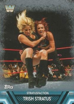 2017 Topps WWE Women's Division - Finishers and Signature Moves Blue #F-13 Trish Stratus Front