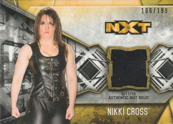 2017 Topps WWE Women's Division - Mat Relics #MR-NIK Nikki Cross Front
