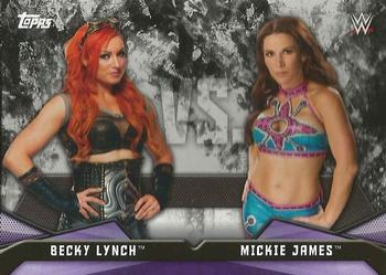 2017 Topps WWE Women's Division - Rivalries #RV-10 Becky Lynch / Mickie James Front