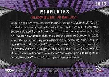 2017 Topps WWE Women's Division - Rivalries #RV-13 Alexa Bliss / Bayley Back