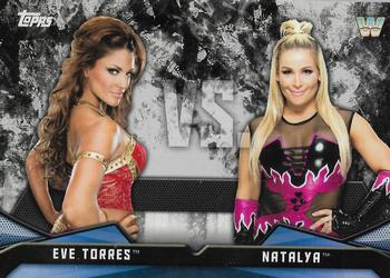 2017 Topps WWE Women's Division - Rivalries #RV-25 Eve Torres / Natalya Front