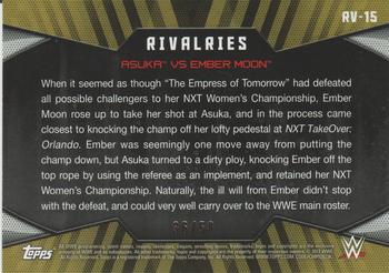 2017 Topps WWE Women's Division - Rivalries Silver #RV-15 Asuka / Ember Moon Back