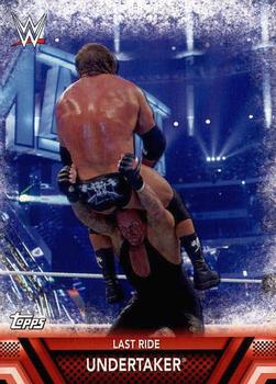2017 Topps WWE Then Now Forever  - Finishers and Signature Moves #F-12 Undertaker Front