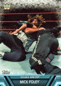 2017 Topps WWE Then Now Forever  - Finishers and Signature Moves #F-22 Mick Foley Front