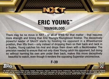 2017 Topps WWE Then Now Forever  - Finishers and Signature Moves #F-39 Eric Young Back
