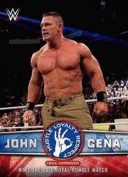 2017 Topps WWE Then Now Forever  - John Cena Tribute (Part 4) #31 John Cena - Wins the 2013 Royal Rumble Match Front