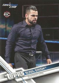 2017 Topps WWE Then Now Forever  - Roster Updates #R-31 Sunil Singh Front