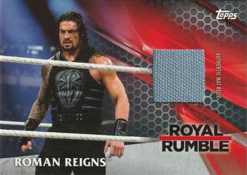 2017 Topps WWE Then Now Forever  - Royal Rumble 2017 Mat Relics #NNO Roman Reigns Front
