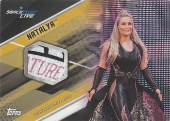 2017 Topps WWE Then Now Forever  - Shirt Relics Gold #NNO Natalya Front