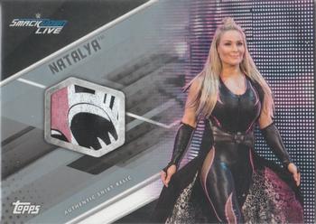 2017 Topps WWE Then Now Forever  - Shirt Relics Silver #NNO Natalya Front