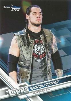 2017 Topps WWE Then Now Forever  - Blue #139 Baron Corbin Front