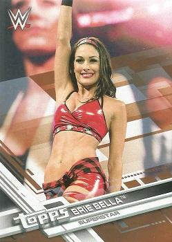 2017 Topps WWE Then Now Forever  - Bronze #102 Brie Bella Front