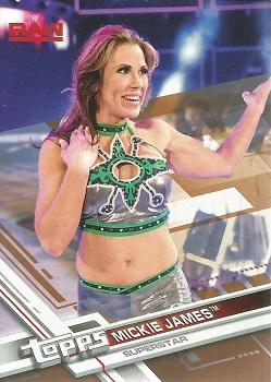2017 Topps WWE Then Now Forever  - Bronze #129 Mickie James Front