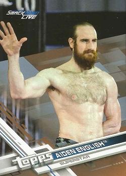 2017 Topps WWE Then Now Forever  - Bronze #138 Aiden English Front