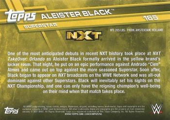 2017 Topps WWE Then Now Forever  - Bronze #165 Aleister Black Back
