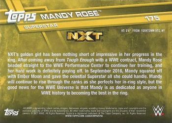 2017 Topps WWE Then Now Forever  - Bronze #175 Mandy Rose Back