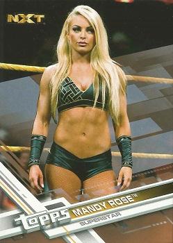 2017 Topps WWE Then Now Forever  - Bronze #175 Mandy Rose Front