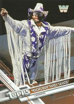2017 Topps WWE Then Now Forever  - Bronze #190 Randy Savage Front